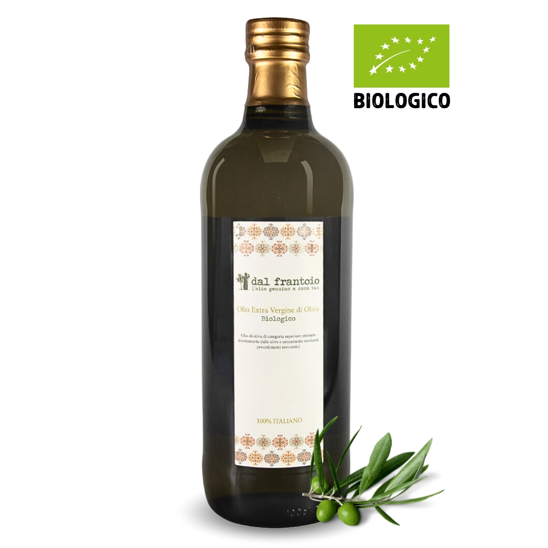 Olio extra vergine di oliva biologico Puglia